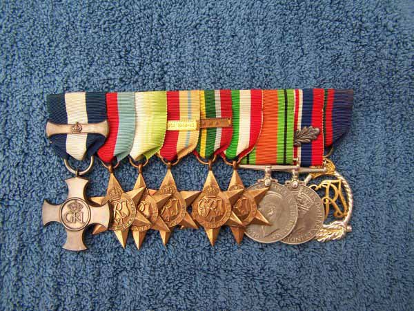 Ron Ashby's medals.      
    Photo from Ron Ashby's collection ©