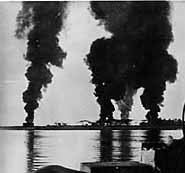 Rangoon destruction 7th March 1942.  
    Photo from RMM ©